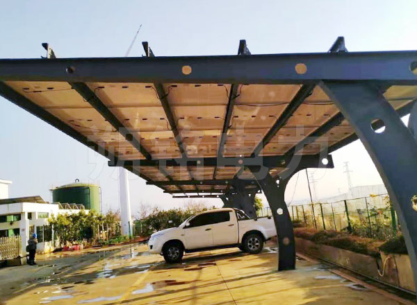 云南輸油二部光伏車棚發電